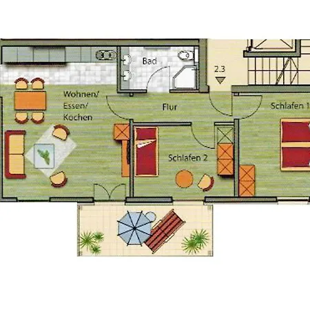 Residenz Margarete - Apt. 2.3 *