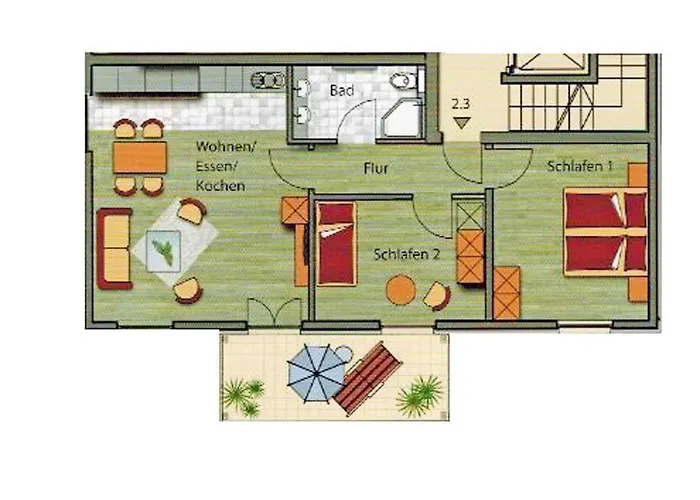 Residenz Margarete - Apt. 2.3 *
